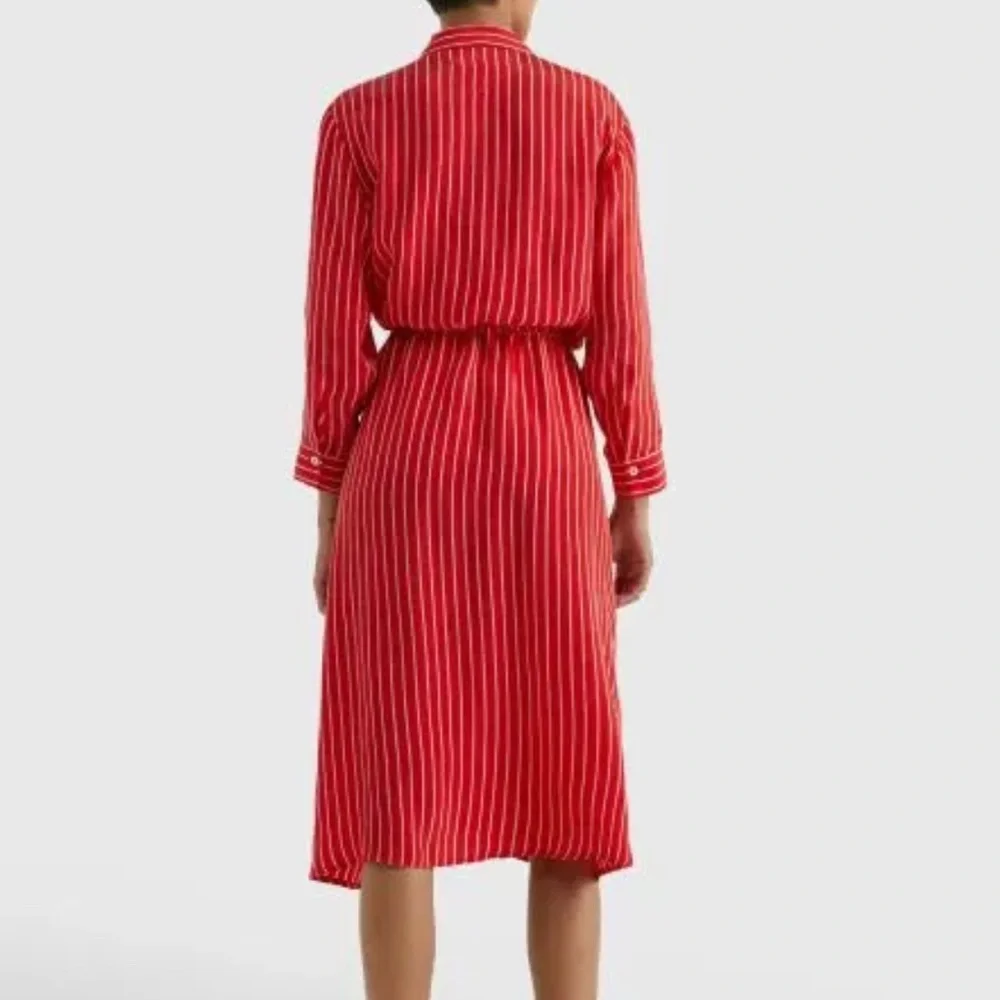Tommy Hilfiger Red Striped Shirt Dress – Size S – NWT - Picture 3 of 8